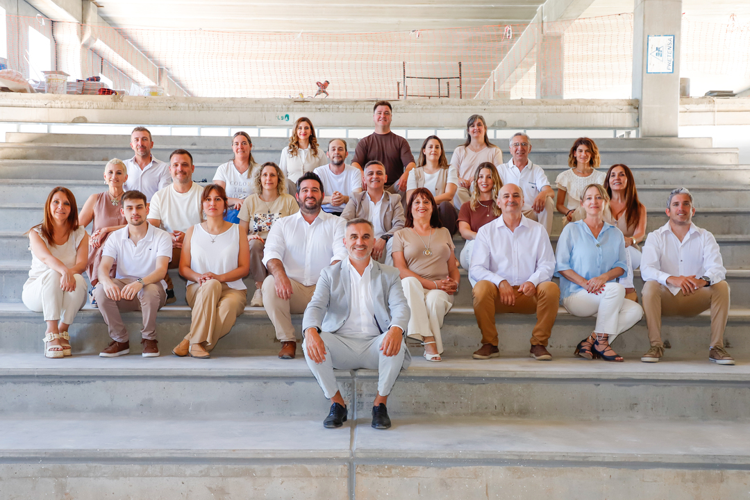 Equipo completo de la Municipalidad de Las Varillas