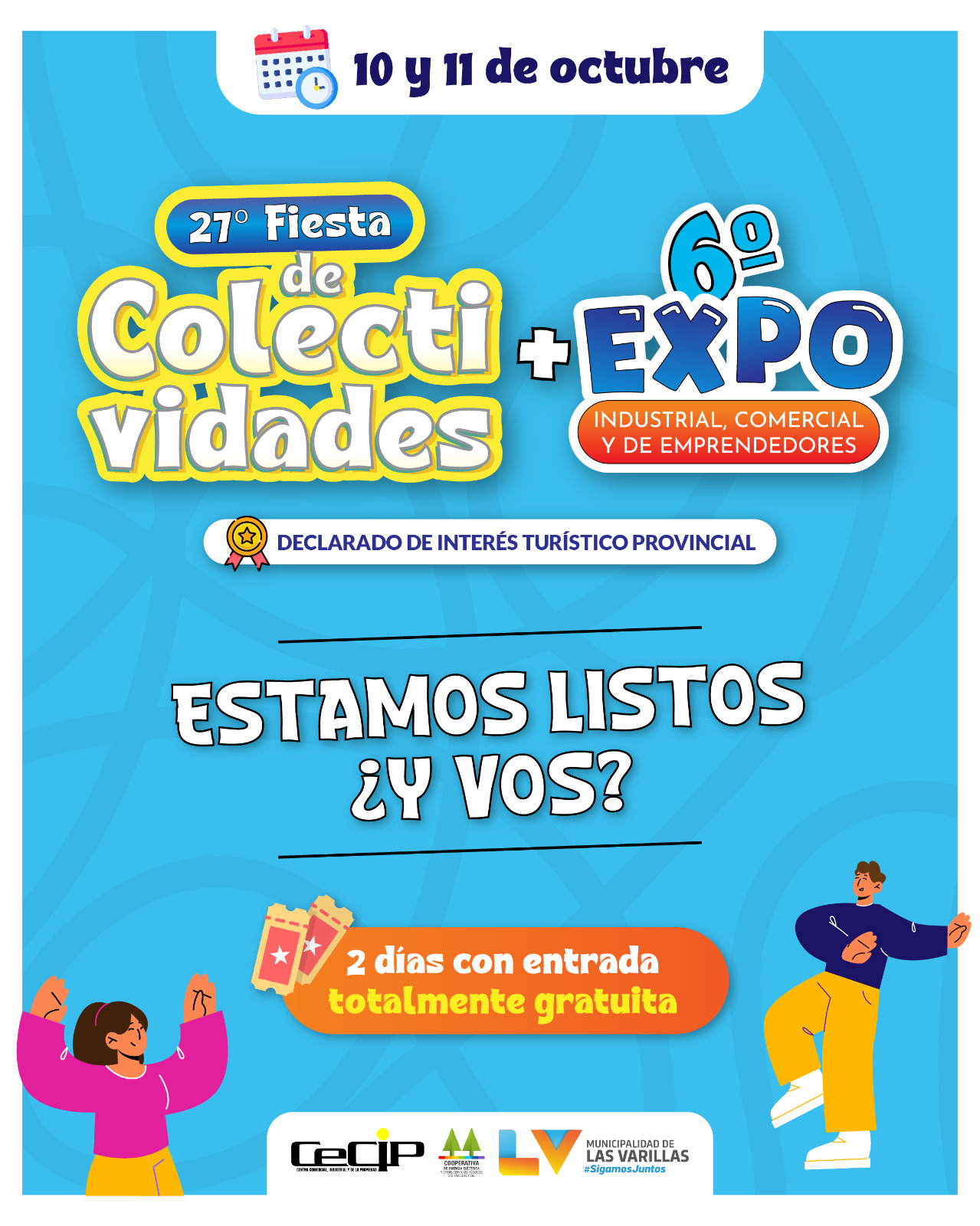 27° Fiesta de Colectividades y 6° Expo, 10 y 11 de octubre
